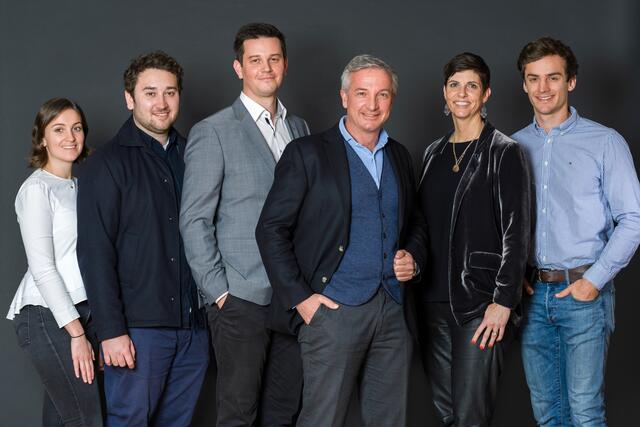 Das Führungs-Team der Kovac Group: Antonia Kovac, Paul Kovac, Paul Scherf, Christian Kovac, Heike Heinisser, Peter Kovac (v.l.) | Foto: Ripix