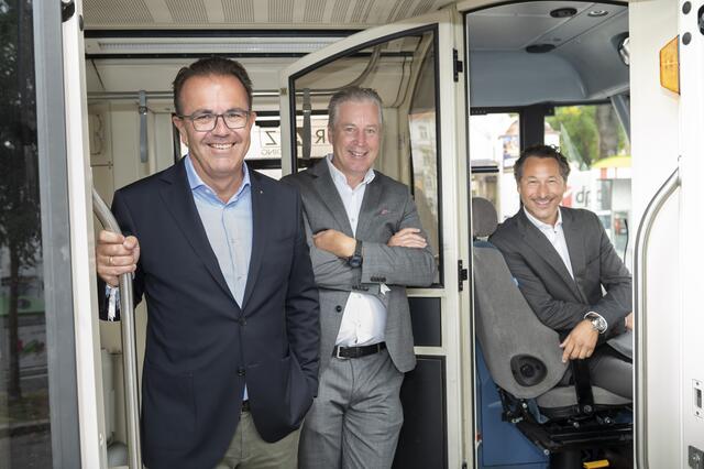 Luden ein: Michael Kropiunig, Markus Lampesberger und Alexander Pansi (v.l.) | Foto: Foto Fischer