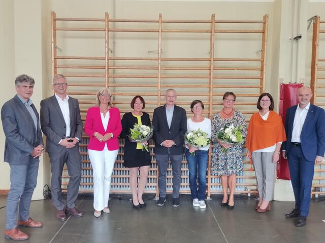 Roswitha Zeger, Ingrid Scheidl und Michaela Gettinger starten in den Ruhestand.