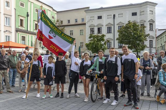 Die jungen Turner vom Turnverein Enns. | Foto: Christoph Huemer