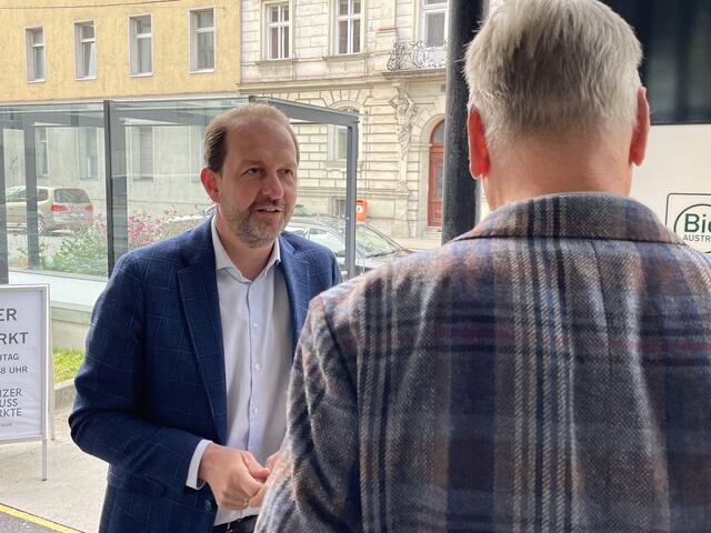 Bernhard Baier sieht kaum Unterschiede zu Wahlkämpfen vor Corona. | Foto: BRS/Diabl