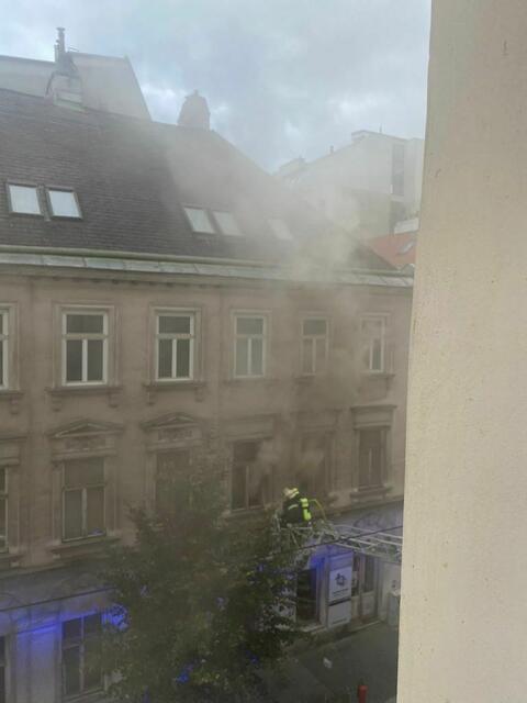 Dichter Rauch im 7. Bezirk.