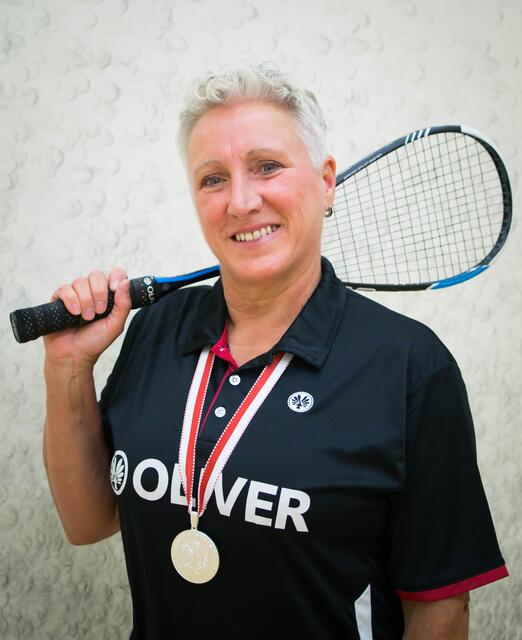 Squasherin Konny Höllein hat in Telfs ein erfolgreiches Comeback gegeben und reiste als Tiroler Vize-Meisterin wieder nach Hause. | Foto: privat