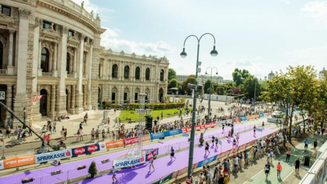 Beim diesjährigen Vienna City Marathon wurden strenge Sicherheitsmaßnahmen gegen das Virus eingehalten.  | Foto: VCM / Jenia Symonds