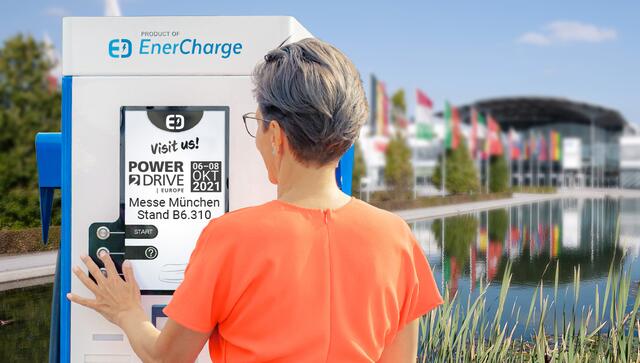 Zu sehen: Ein DC Fast Charger der Firma EnerCharge GmbH. | Foto: EnerCharge GmbH