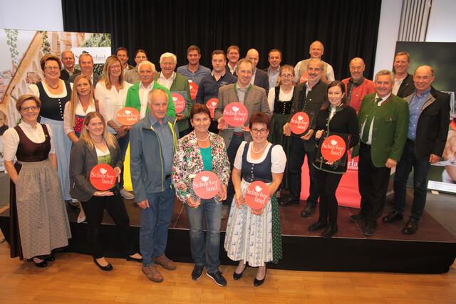Die mit dem Gütesiegel Ausgezeichneten in der Hofer-Mühle Stainz | Foto: Gerhard Langmann