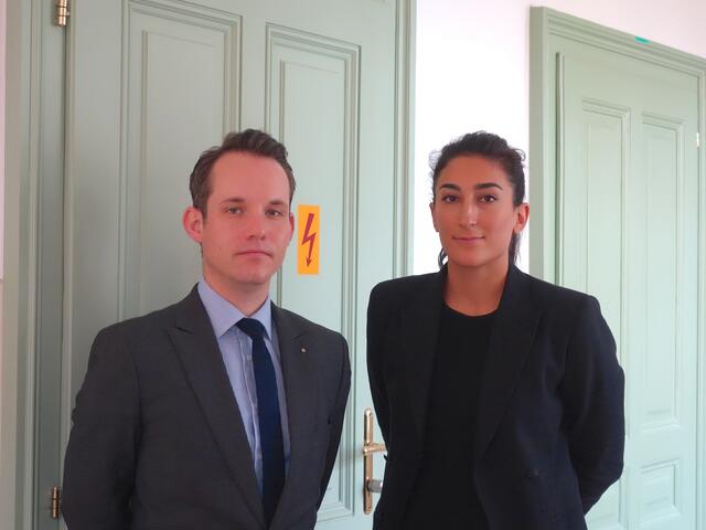 Verteidigerduo Philipp Zeidlinger, Nabila Ehrhardt | Foto: ip
