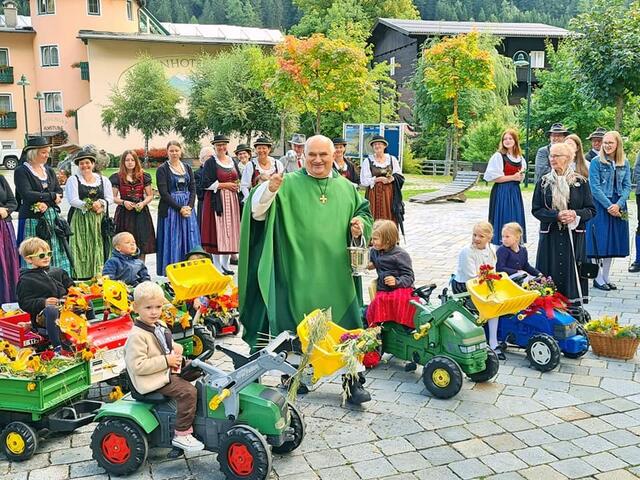 Das Erntedankfest war für Jung und Alt ein besonderes Erlebnis. | Foto: Gemeinde Mallnitz