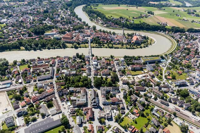 Oberndorf von oben....