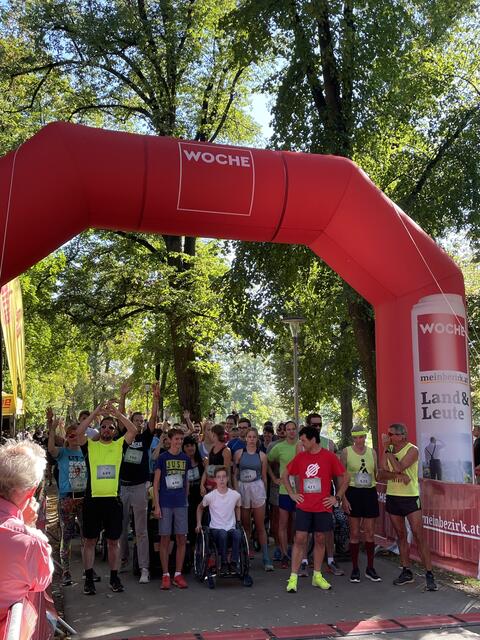 Startschuss für den 1. Grazer Inklusionslauf im Augarten: Premiere gelungen! | Foto: WOCHE