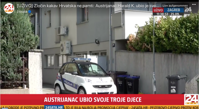 Die kroatischen Medien berichten ausführlich über den Mord.
