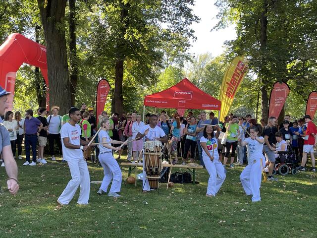 Capoeira als Ausdruck für Offenheit und Freude am Leben.