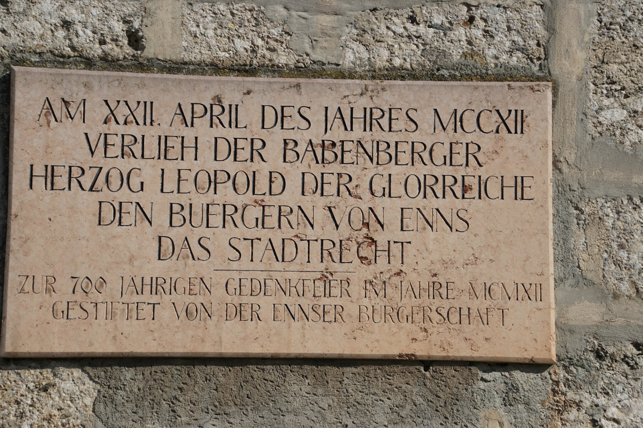 Enns Stadtrecht Liesing