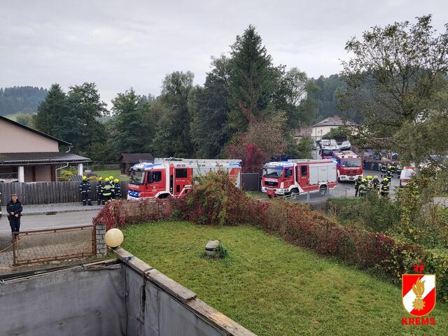 Vier Feuerwehren rückten am Montag Vormittag nach Voitsberg-Lobming aus. | Foto: FF Krems