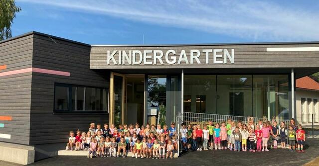 Die Kinder freuen sich…