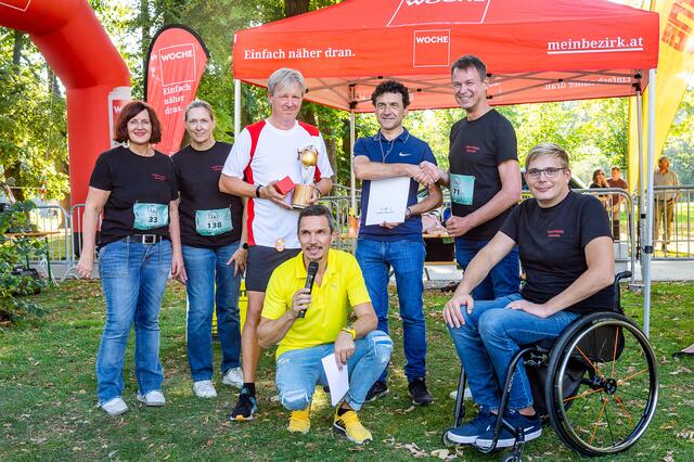 Doris Peitler, Sigrid Wirwoll, Roland Reischl, Markus Zechner, Ernst Tretnjak, Herbert Winterleitner, Rene Hernesz (v.l.) | Foto: Foto Jörgler
