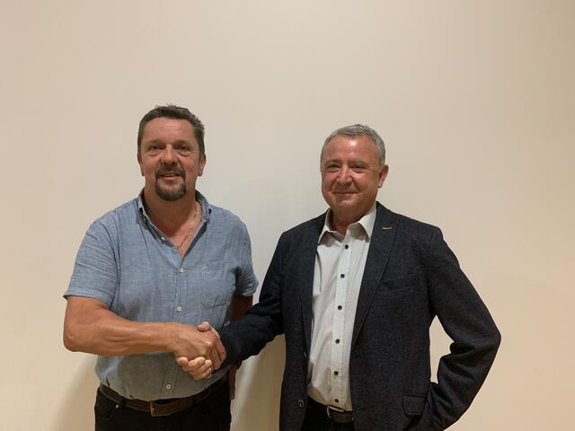 Übergabe: Dietmar Zach übernimmt die Rolle von Gerald Deutschl. | Foto: KK