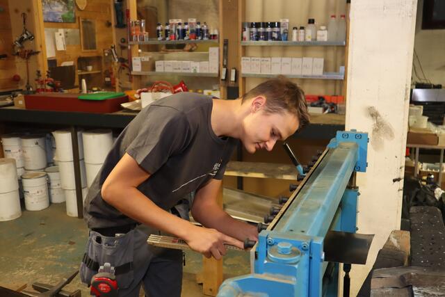 Genauigkeit ist auch bei Spenglern sehr wichtig. | Foto: Lintner