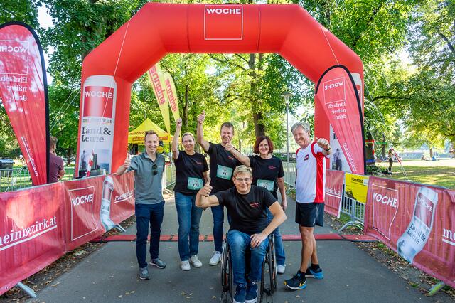 Start, Lauf, Ziel, Erfolg für die Organisatoren rund um Soziale Projekte Steiermark, Hikimus und WOCHE Graz | Foto: Foto Jörgler