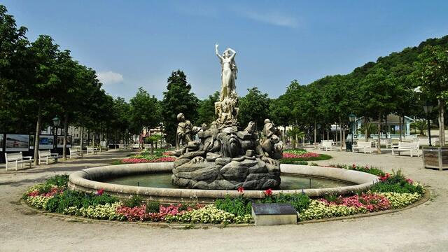 Der Undine-Brunnen im Badener Kurpark | Foto: S.Plischek