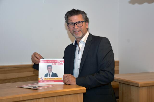 SP-Kandidat Manfred Fenster punktete bei vielen Dimbachern.
