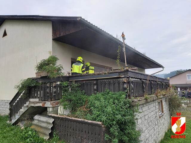 Zum Glück entpuppte sich der Brand kleiner als ursprünglich angenommen. | Foto: FF Krems