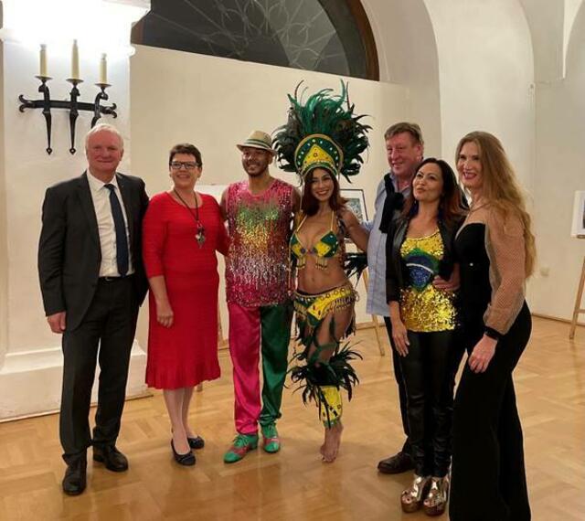 In Gmünd wurde brasilianischer Flair versprüht.  | Foto: Künstlerstadt Gmünd 