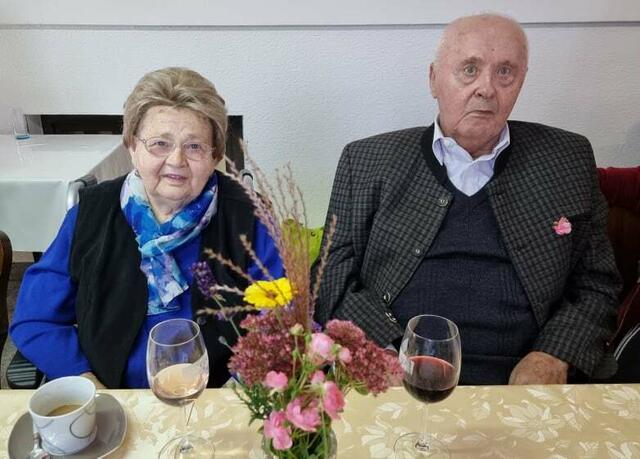 Elfriede und Johann Laczko feierten Diamantane Hochzeit. | Foto: Herbert Eberhardt