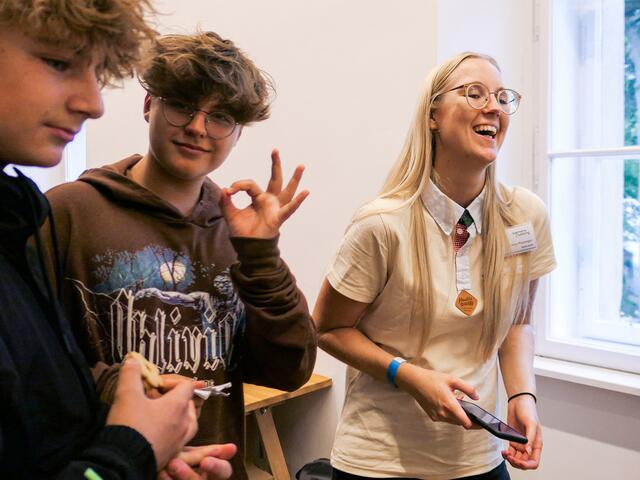 Auch der Spaß kam beim "karriere clubbing" nicht zu kurz.
 | Foto: Barbara Pirringer