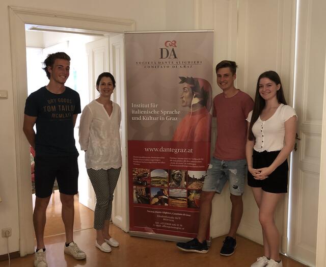 Simon Angelucci, Doris Lorger, Sebastian Gsöls und Lisa Trummer (v.l.).  | Foto: Borg Feldbach 