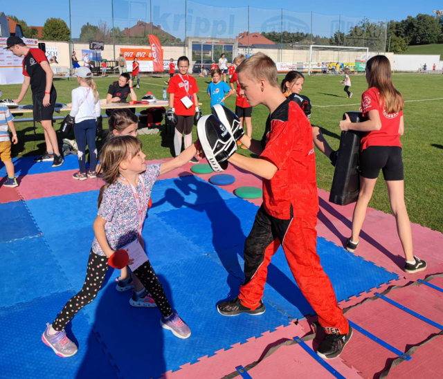 Die Besucher des ASVÖ Familiensporttages konnten sich in den verschiedensten Sportarten ausprobieren. | Foto: KBC Rohrbach