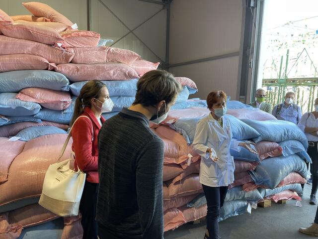 Besuch bei Vitiva in der Business-Zone von Opcina-Markovci.