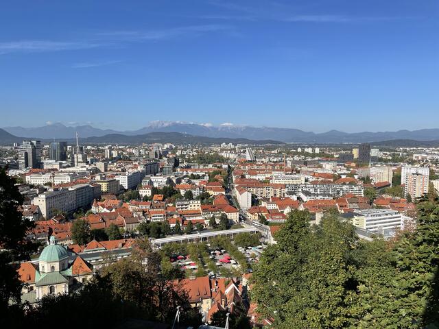 Ein kurzer Zwischenstopp in Ljubljana.