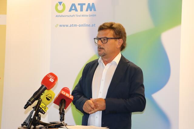 Dr. Alfred Egger, Geschäftsführer, ATM Abfallwirtschaft Tirol-Mitte &amp; Obmann Tiroler Abfallwirtschaftsverein
 | Foto: Ricarda Stengg