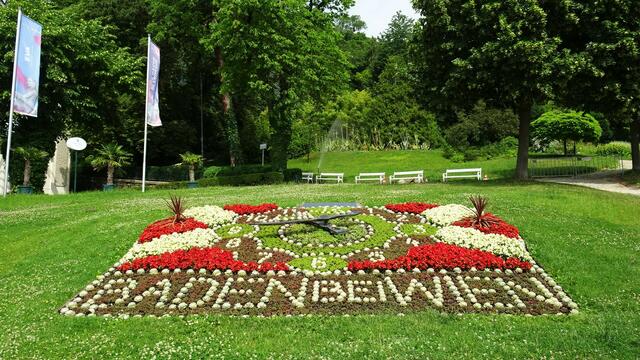 Umfassende Sanierungsarbeiten im Unteren Kurpark: Häufiger Starkregen machte Sanierung erforderlich.