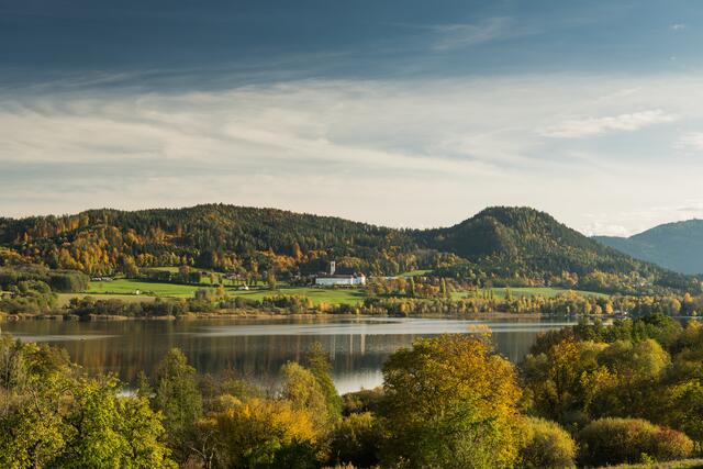 Die Radtour führt unter anderem zum Längsee.