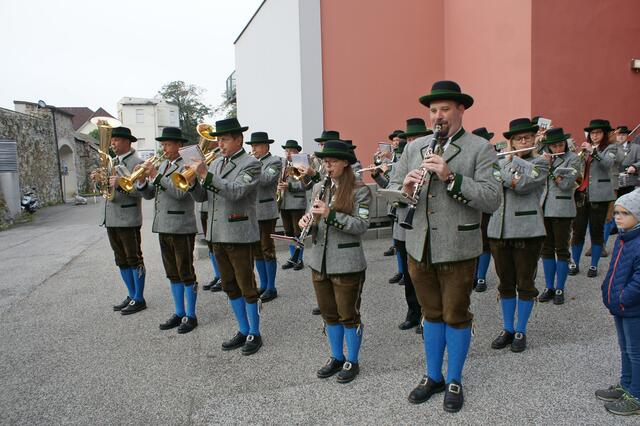 Die Trachtenkapelle Tragöß voll im Einsatz. | Foto: ÖBV/Schabereiter