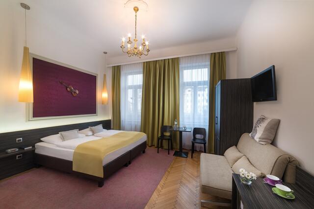 Hotelzimmer Boutique Hotel Donauwalzer | Foto: BoutiqueHOTEL Donauwalzer