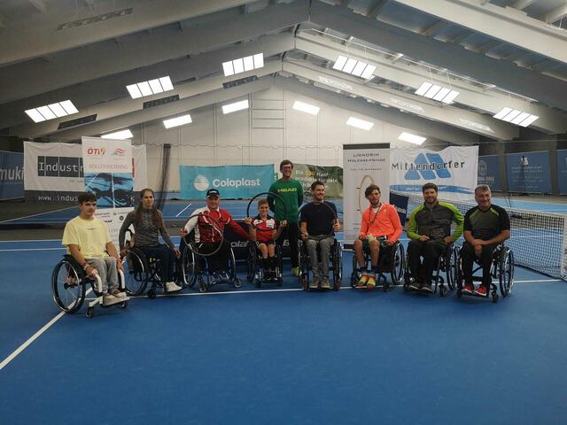 Siegerehrung im Zuge der WTTA Wheelchair Tennis Tour beim TC Bad Ischl. | Foto: TAAB-Tennis