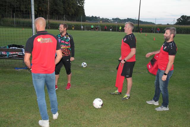 Antreten zum Erinnerungsfoto