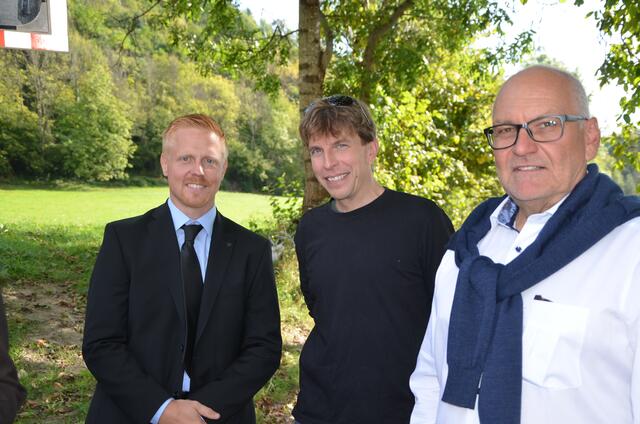 Pircher mit Erik Dobat und Wolfgang Daborer