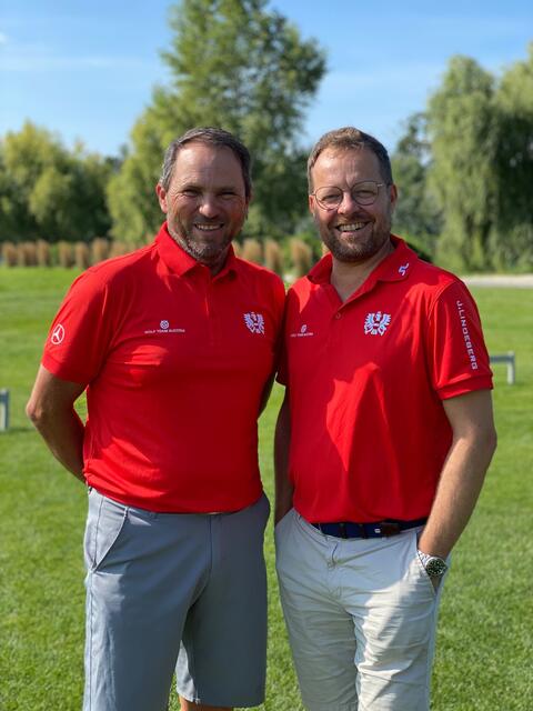 Motiviert: A. Petrskovsky und Ch. Bauer | Foto: GC Murhof