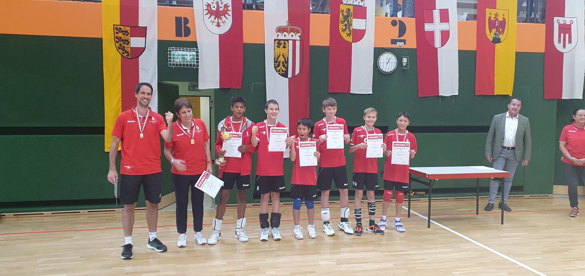 Volleyball hotVolleys Wien werden in Perg neuer U14 Staatsmeister Perg