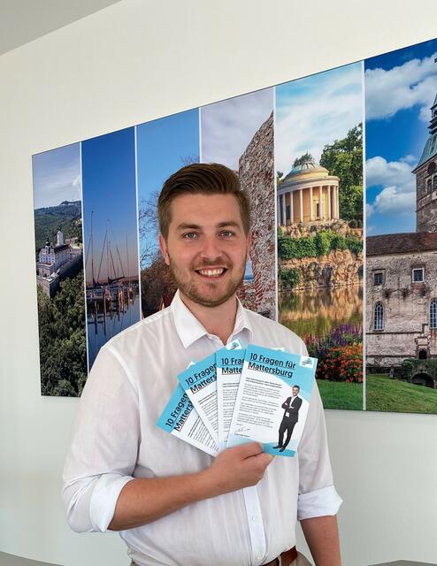 VP Stadtparteiobmann und Stadtrat Andreas Feiler ist gespannt auf die Antworten der Mattersburger und Walbersdorfer. | Foto: VP MA