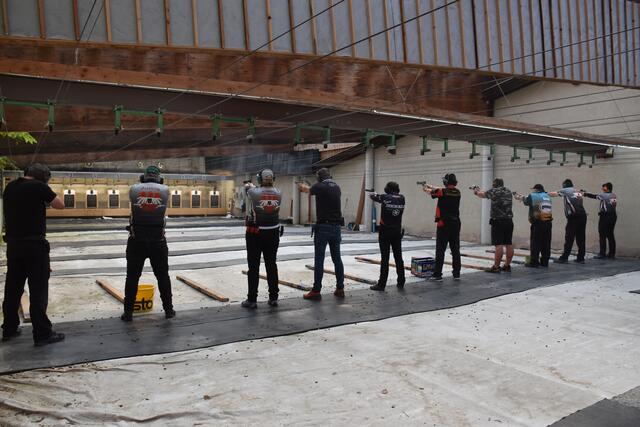 Die erfolgreichen Schützen des USG Bludenz-Bürs beim Wettkampf am Schießsportzentrum Hopfgarten  | Foto: Susanne Paar, TLSB
