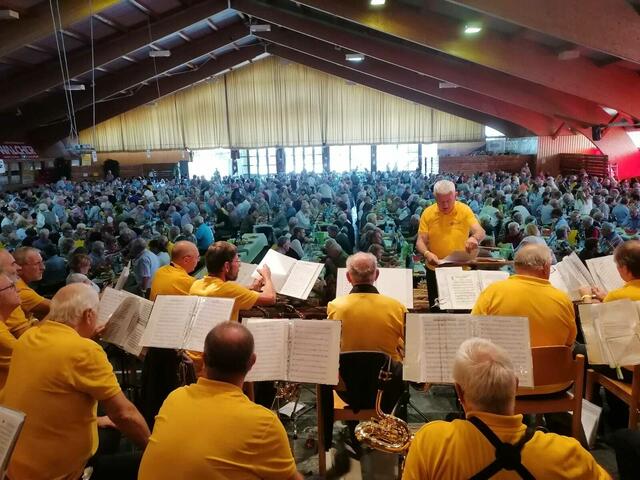 Gefüllte Meransenhalle | Foto: Seniorenmusik Bezirk Perg