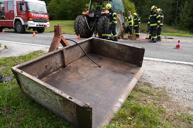 Kollision in Schadneramt: Zum Glück wurde niemand verletzt.