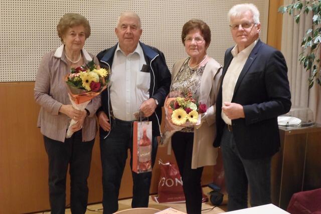 Ausgeschieden: Finref. Adelheid Wurdits, Vorstandsmitgl. Valentin Igler, Ehrenobf. Marianne Hahn, Obm. Paul Mayerhofer | Foto: ÖSB Burgenland