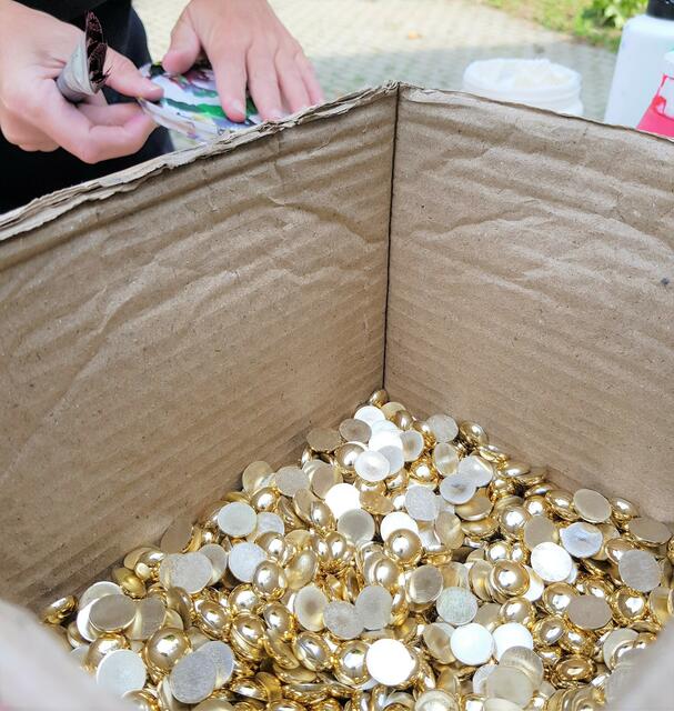 Verschiedene Materialien standen zur Verfügung | Foto: Lara Stathopoulos