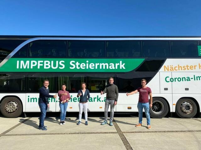 Der Impfbus war auch in Stattegg unterwegs, die Impfbereitschaft ist in der Gemeinde sehr hoch. | Foto: FB